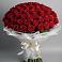 Букет 101 Красная роза Блэк Мэджик в Поречье