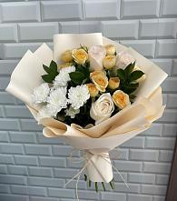 Букет цветов из:  Розы и Хризантемы в Поречье