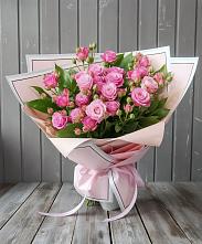 Букет Розовый кустик #REPLACE_PRED# Поречье