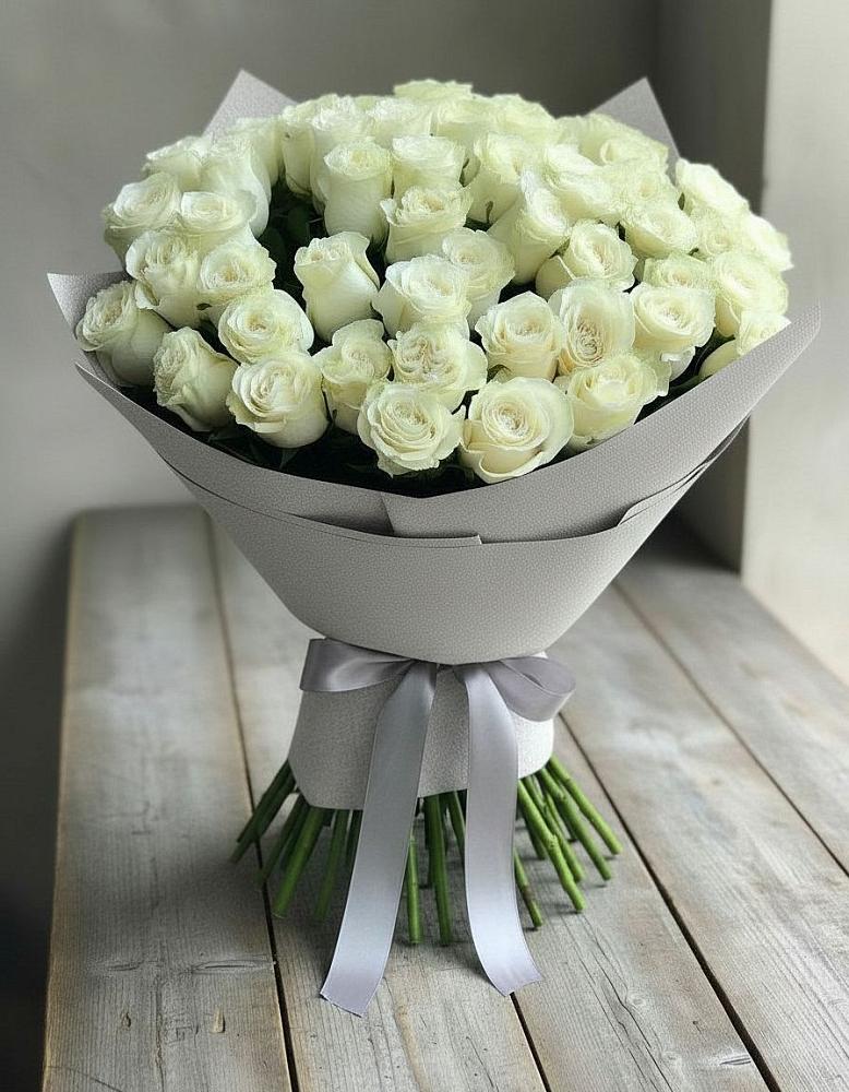 Букет 35 Белых роз в Поречье