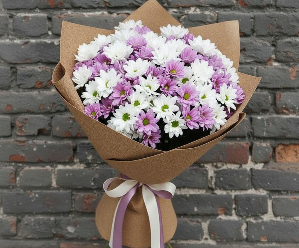 Букет цветов из: Хризантемы в Поречье