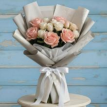 Букет цветов из:  Розы в Поречье