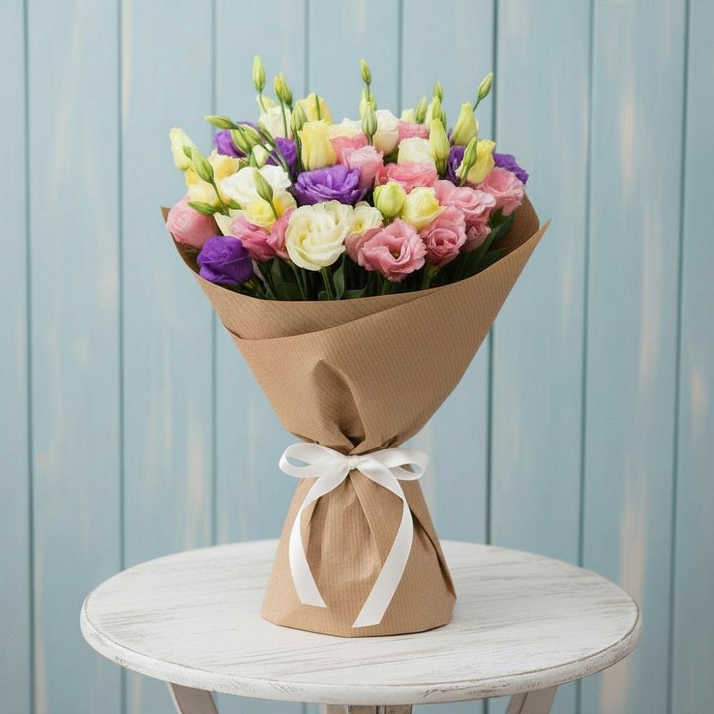 Букет цветов из: Лизиантусы в Поречье