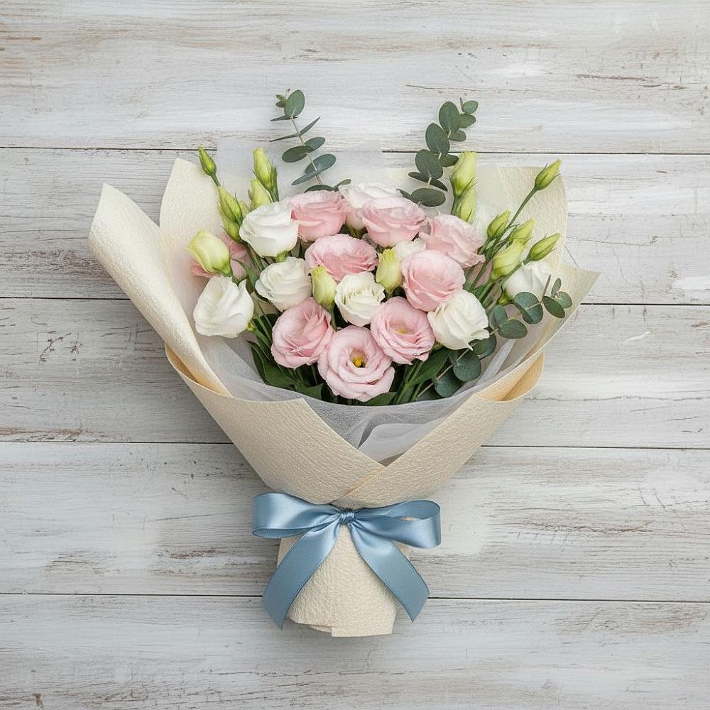 Букет цветов из: Лизиантусы в Поречье